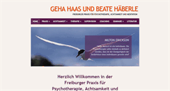 Desktop Screenshot of geha-haas.de