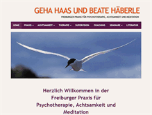 Tablet Screenshot of geha-haas.de